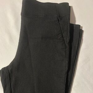 Vera Wang Black Textured Leggings
